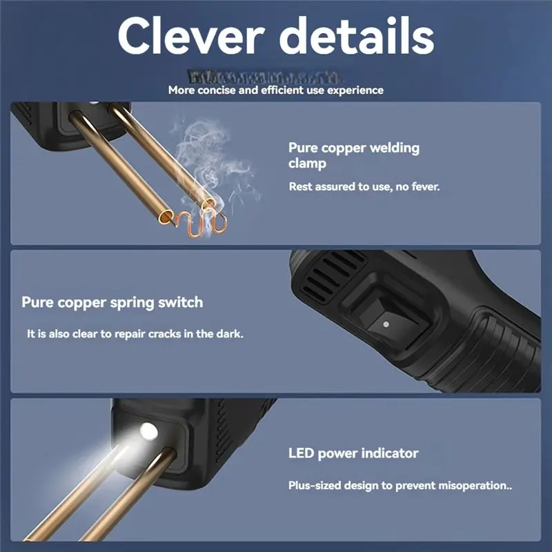 AA94-Handheld Plastic Welding Gun With 200Pcs Welding Pins Car Bumper Soldering Gun For Bumper/Kayak/Plastic Product Repairs