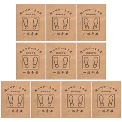 50 Pcs Soft Non Woven Fabric Car Floor Mats Wear Resistant Disposable Automotive Foot Mats Universal Interior Accessories Car