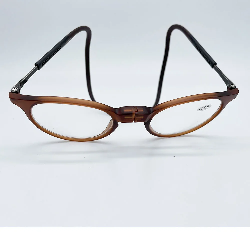 Bequeme, weiche TR-Lesebrille mit magnetischer Absorption und hängendem Hals für Damen und Herren – Detail 8