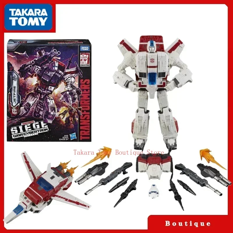 

In Stock Takara Tomy Transformers War for Cybertron:Siege WFC-S28 Jetfire Action Figures Collectible Gifts Classic Hobbies