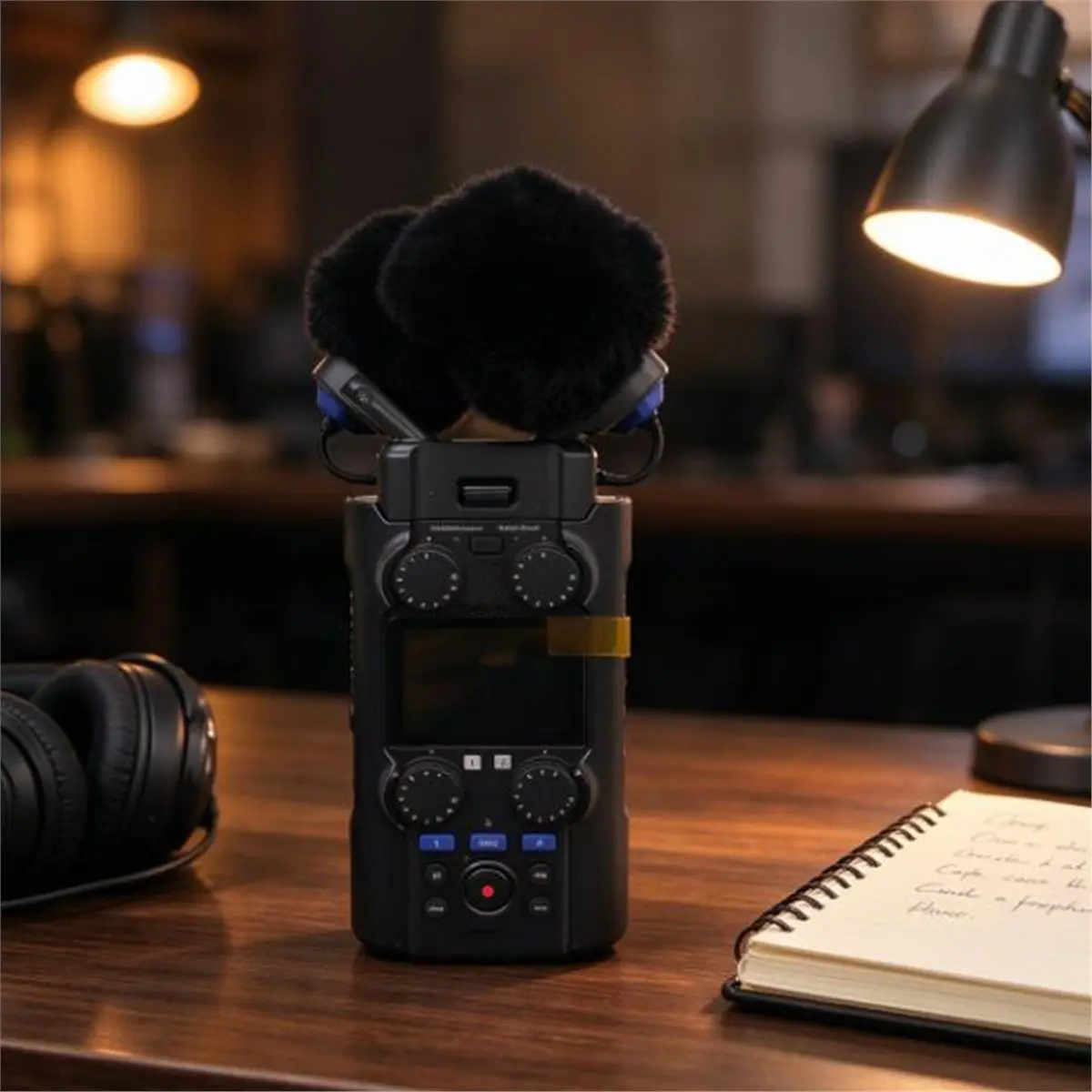 Furry Windscreen for Zoom H5 STUDIO Outdoor Windshield Artificial Fur Mic Cover Studio Wind Noise Reduction Cover
