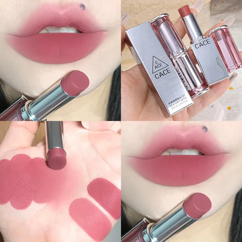 Velvet Matte Lipstick Natural Color Rendering Non-stick Cups Solid Lip Gloss Waterproof Lasting Moisturizing Lipsticks Cosmetics