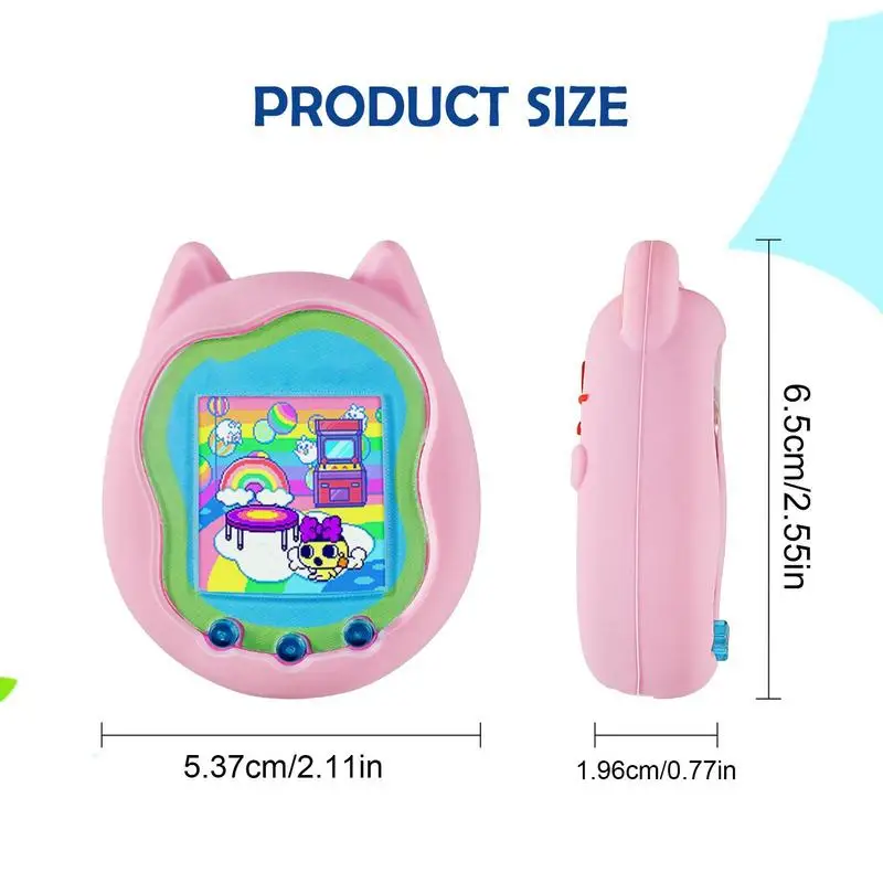 For Tamagotchi Uni (2023) Virtual Pet Machine Silicone Case Cover Anti-scratch Protective Skin Sleeve Shell Protector Game Acces
