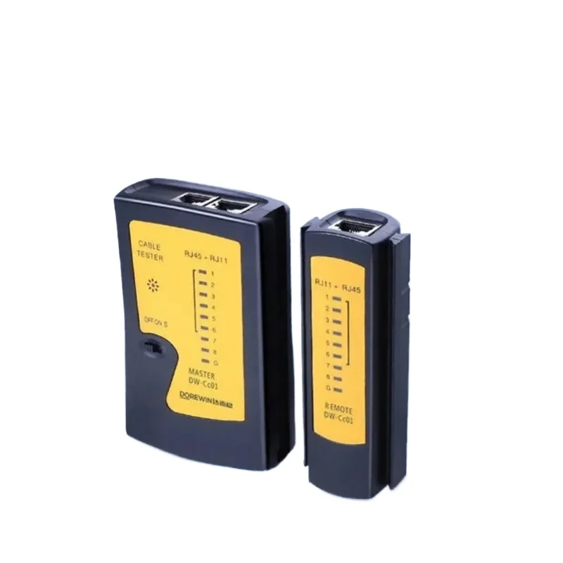 LAN Network Cable Tester Continuity Tester for RJ45 RJ11 RJ12 Twisted Pair Connections CAT5/CAT6/CAT7 UTP LAN Wire Test Tool