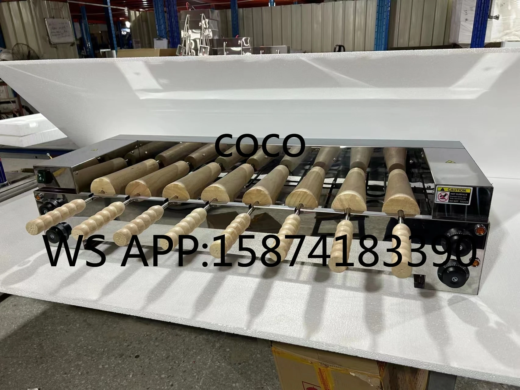 Commercial Electric Kurtos Kalacs Oven with Donut Cone Making Function