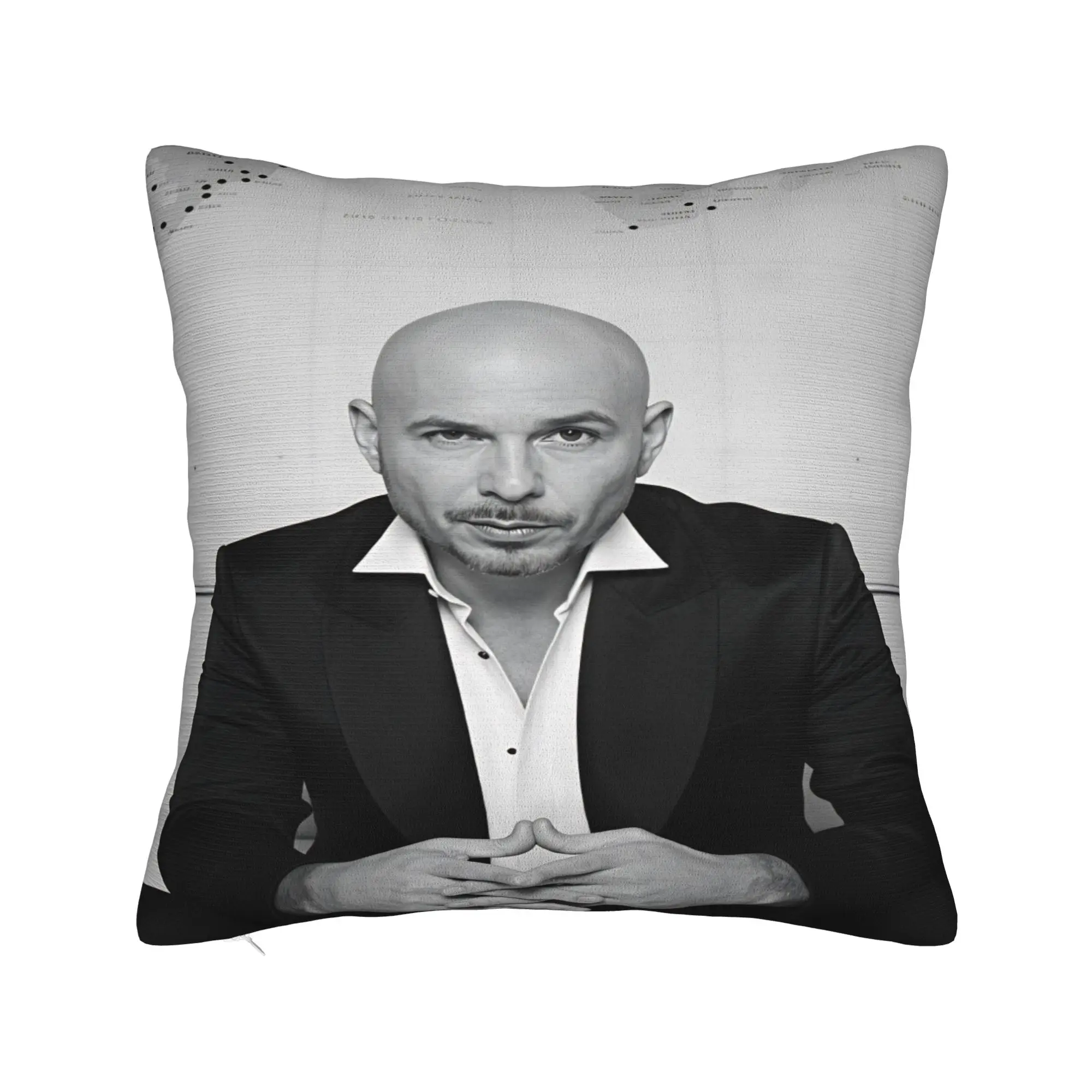 Pitbull Mr Worldwide Tour Pillow Case  Funny Pillow Cover Comfy Pillowcases For Office Car Home Decor