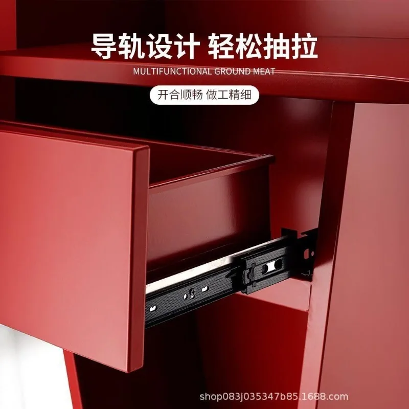Stainless Steel Lecture Lecture Desk Property Registration Desk Outdoor Welcome Reception Desk Security Concierge