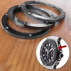 Bright Sandblasting Brushed Ceramic Ring Mouth for Hublot Big Bang Watch Black High Modified Outer Ring Bezel Watch Parts