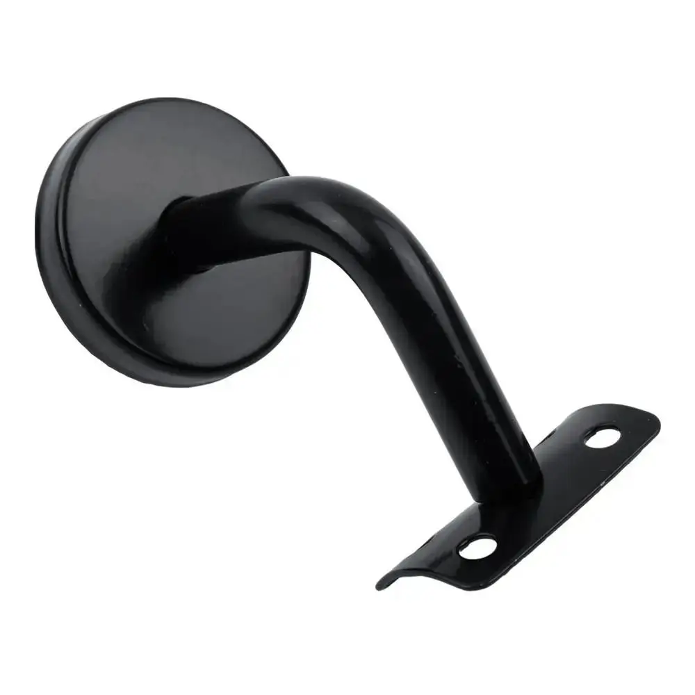 

2 PCS Durable Stainless Steel Handrail Bracket Wall Support Decoration Hand Rail Holder Black Accessories Wall Support Guardrail