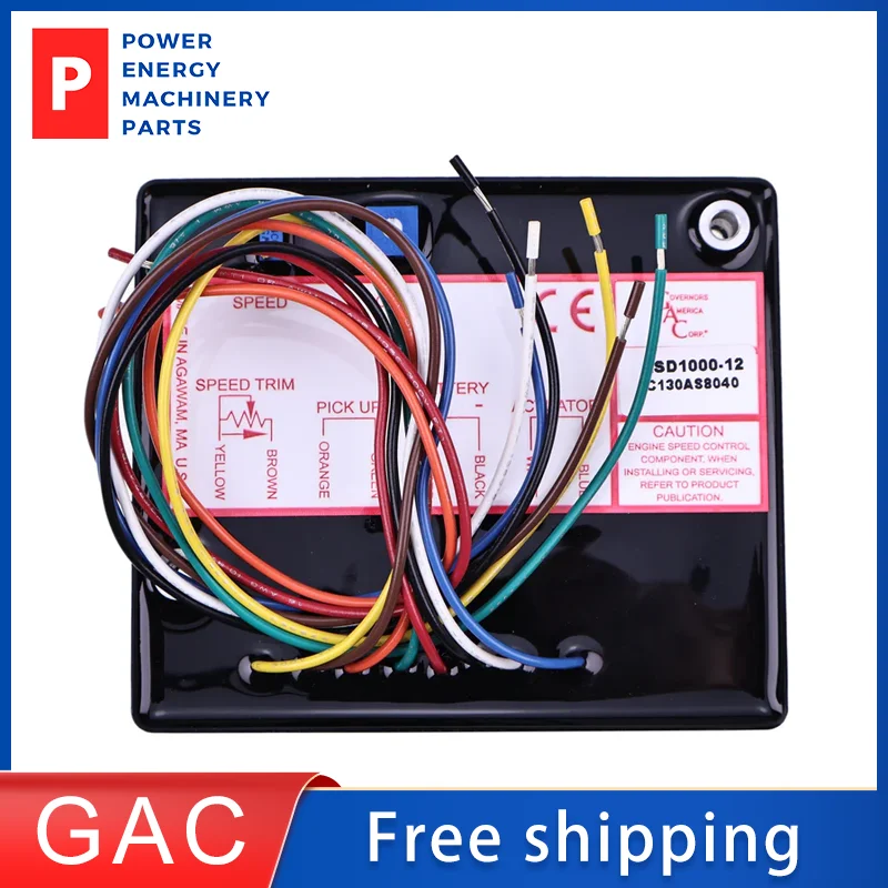 

Original Speed Control ESD1000-12 ESD1000 Series Isochronous Controller