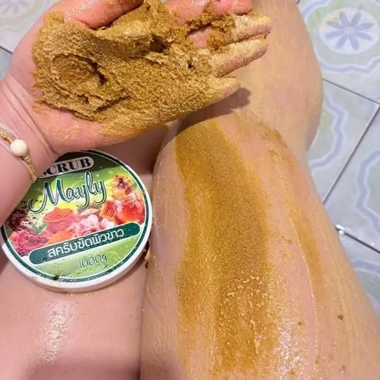 Thai Herbal Body Scrub 1000g, Brightening & Clarifying for Soft Clear Skin