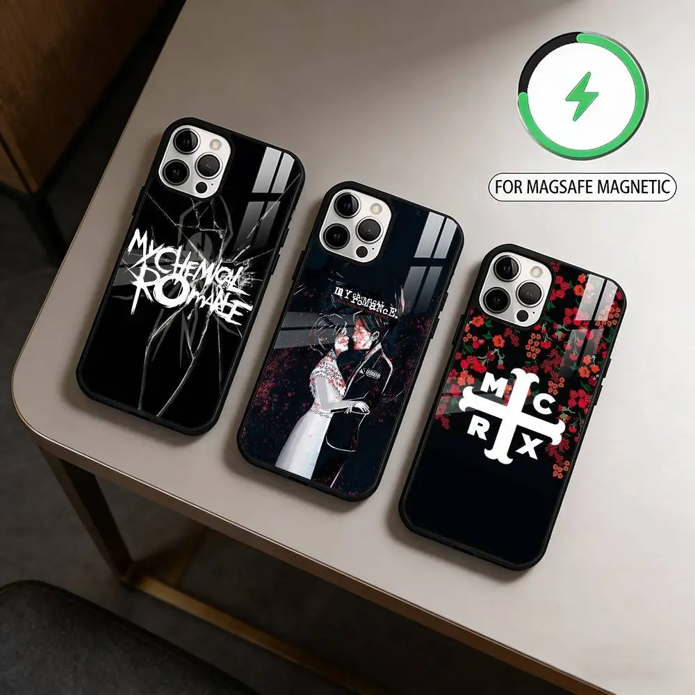 My Chemical-L R-Romance  Phone Case For iPhone17,16,15,14,13,12,11 Plus,Pro Max Magnetic For Magsafe Wireless Charging
