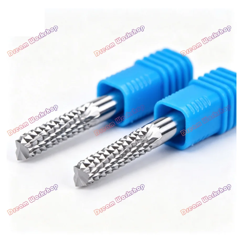1pc 3.175mm 4mm 6mm 8mm 10mm Corn Cutter Cutting PCB Milling Bits End Mill Printed Board HDF,Fiber Glass Wood