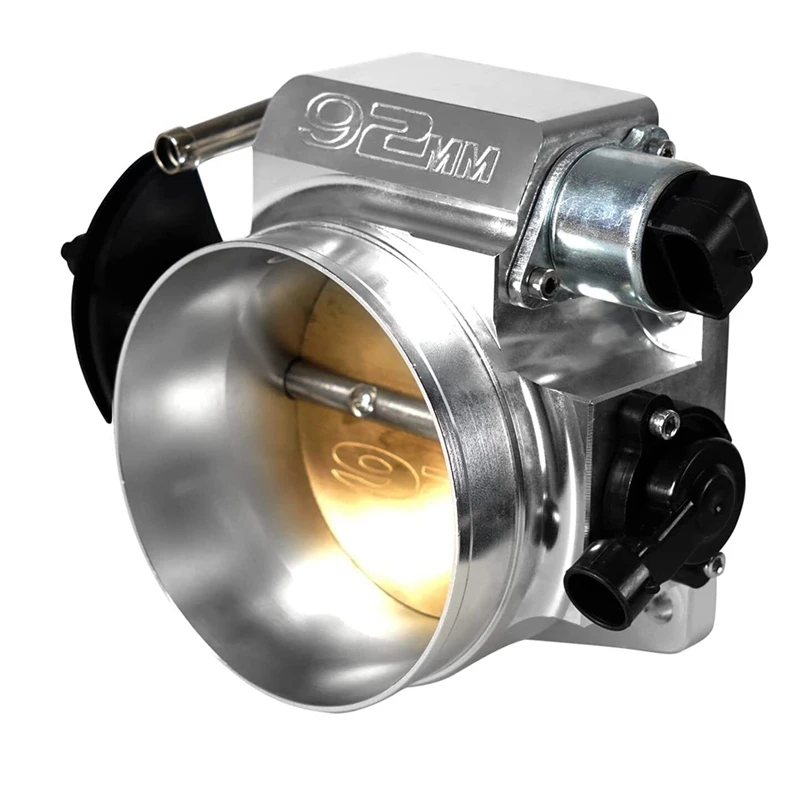 

Silver 92Mm Throttle Body For LSX LS LS1 LS2 LS7 Corvette Replacement Parts Accessories