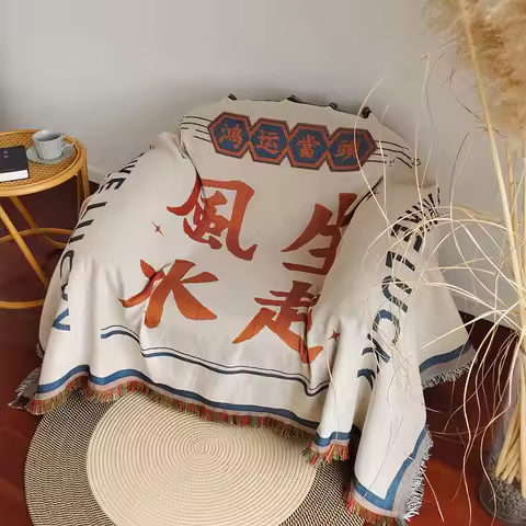 Blankets Knitted Nordic Sofa Towel Sofa Cover Full Blanket Striped Room Bedside Blanket for Home Decoration cobertor manta