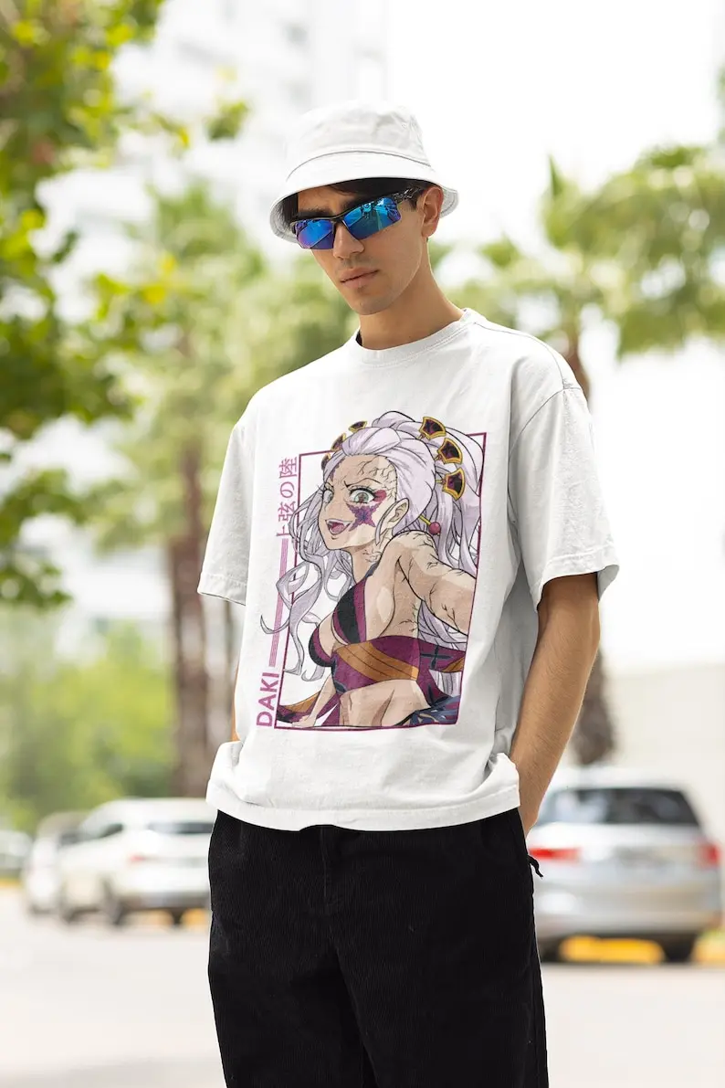 Elegant Manga Villain Unisex Tshirt Japanese Anime Art Stylish Graphic Design Trendy Tee Anime Inspired Clothing Unique Charact