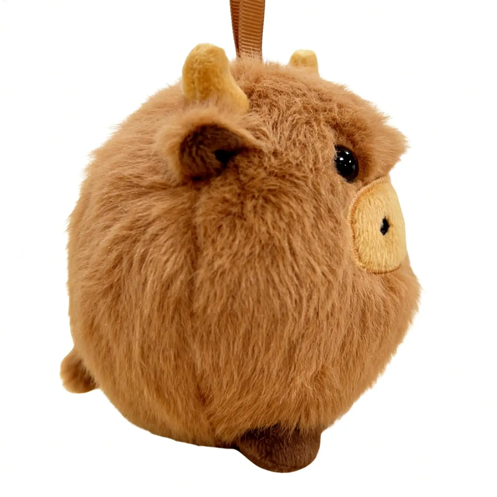 Uroczy pluszowy brelok do torby w kształcie krowy, miękka zawieszka do kluczy, kolekcjonerski prezent dla kobiet, żony, dziewczyny, dekoracja do torebki, plecaka.