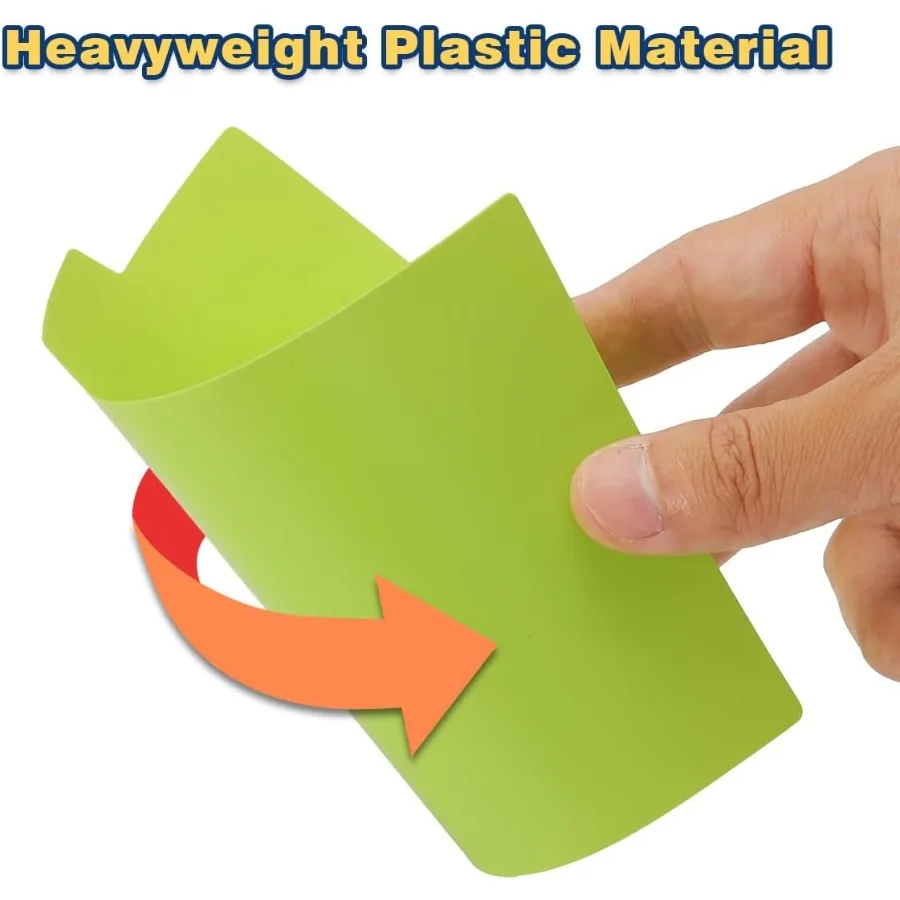 4x6 plastic indexkaartverdelers Zwaargewicht poly-indexkaartgeleiders AZ voor flashkaarten en receptenkaarten met alfabetische blanco