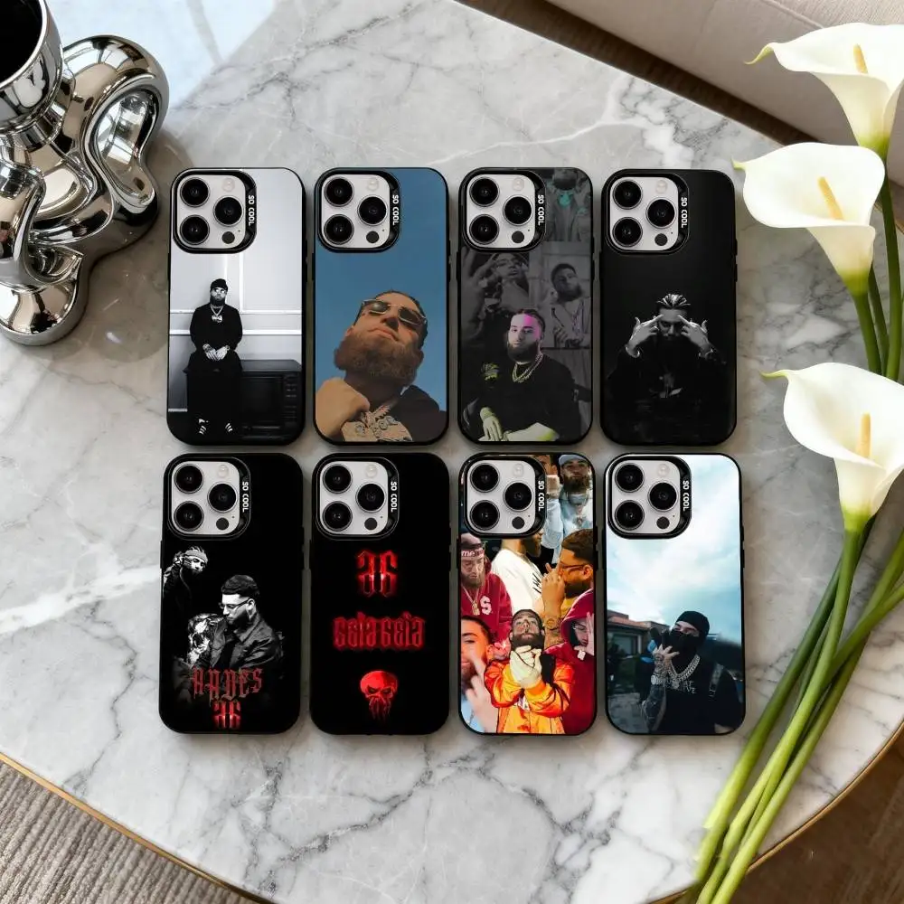 

Rapper H-HadesS 66S Phone Case For iPhone17,16,15,14,13,12,11 Plus,Pro Max Black Candy silver phone case