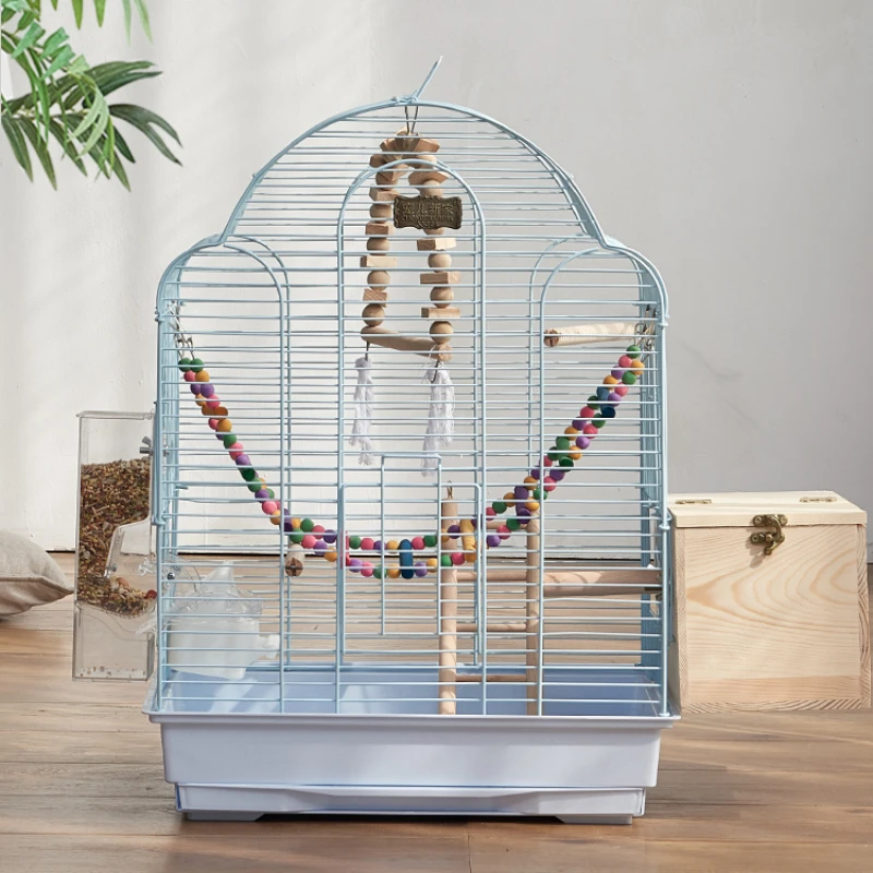 Budgie Loungefly Bird Cage Canary Habitat Decor Outdoor House Bird Cage Parrot Stand Gabbia Per Papagalli Furnitures YN50BC