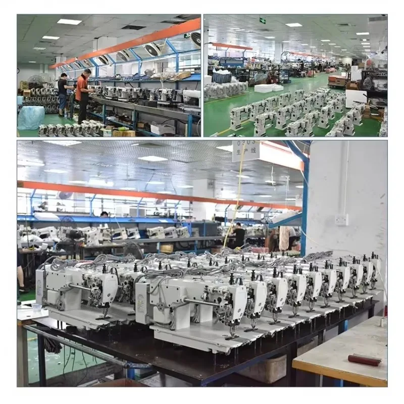JL-4420 Industrial Sewing Machine Double Needle Comprehensive Feeding Flat Plate Thick Material Leather Bag Sewing Machine