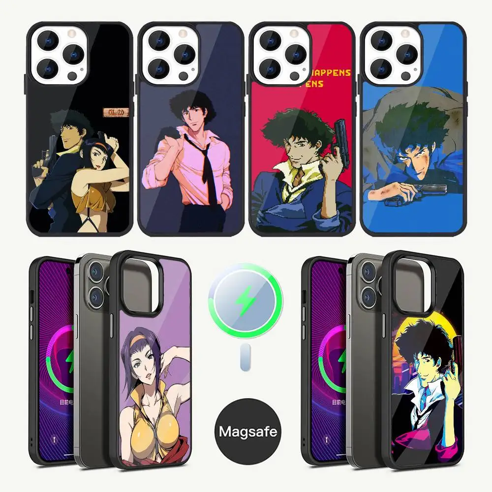 

C-Cowboy B-Bebop Phone Case For iPhone 16,15,14,13,12,11,Plus,Pro,Max Mini Magsafe Magnetic Wireless Charging