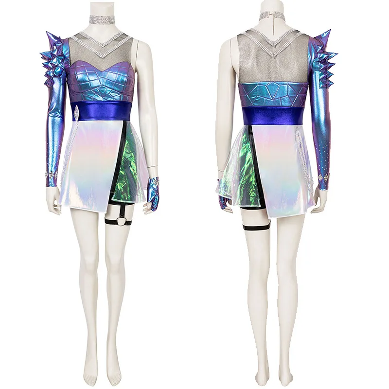 Anime LOL KDA Group  ‌Kai'Sa‌ Evelynn‌ Ahri cosplay outfit coat skirt Accessories Nice Stitching for women Performance costume view 4