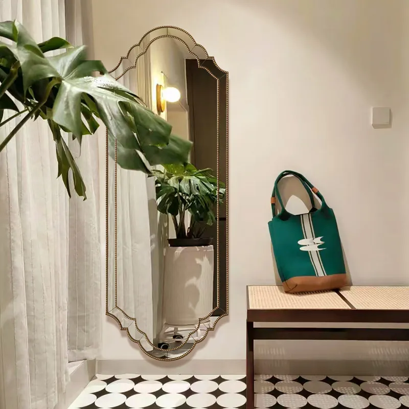 Modern Aesthetic Mirror Modern Living Room Makeup Girls Luxury Korean Style Mirror Funky Nordic Spiegel Wand Home Decorations