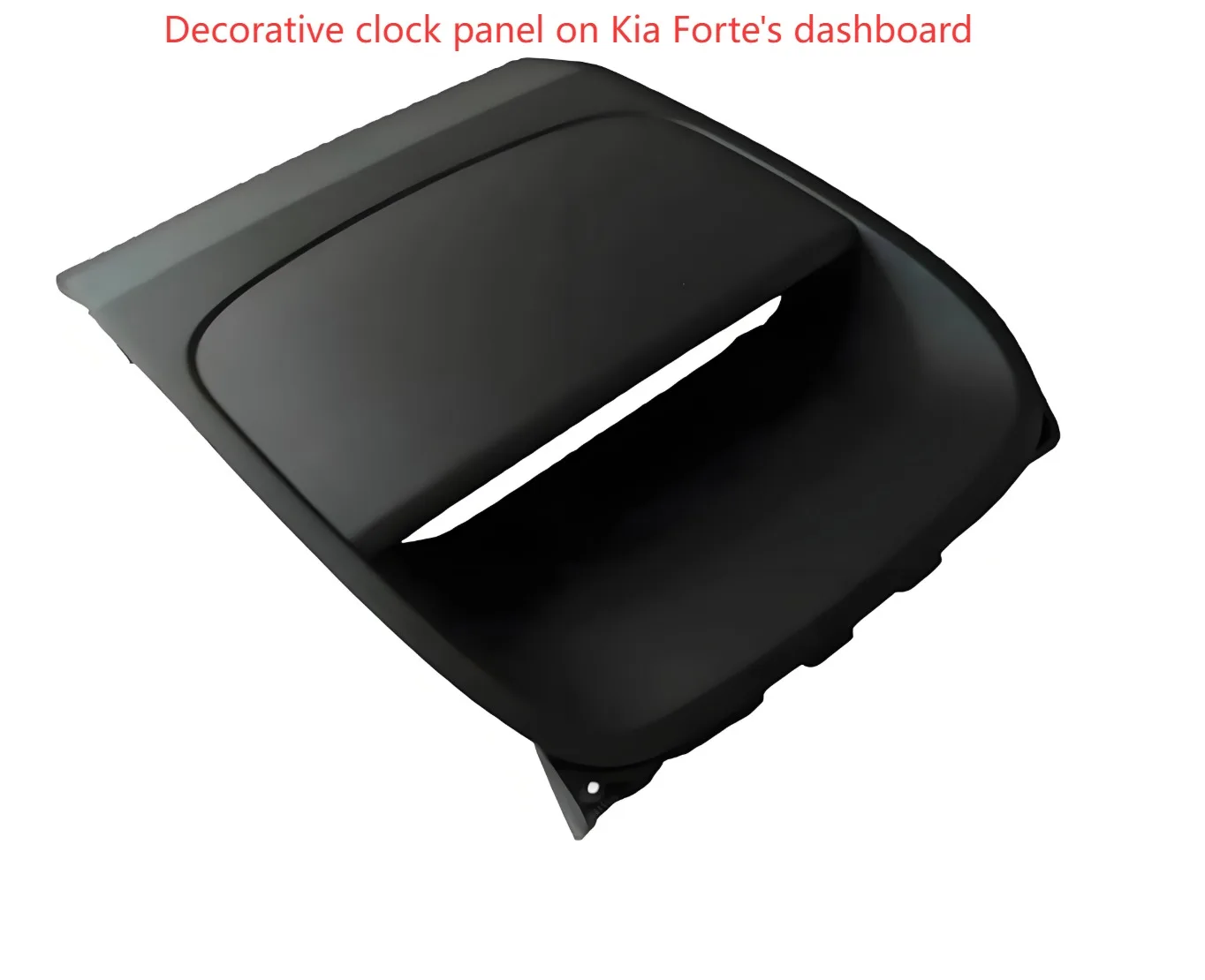 Liuquan لغطاء الساعة الإلكترونية لكيا فورتي، لوحة تزيين لوحة القيادة السوداء #3