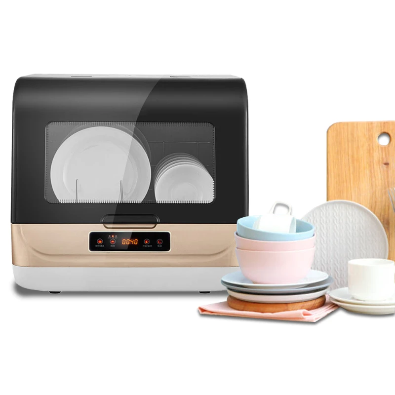 

Automatic Household Mini Smart Compact Tabletop Mini Countertop Dishwasher Intelligent Small Air Drying Dishwasher