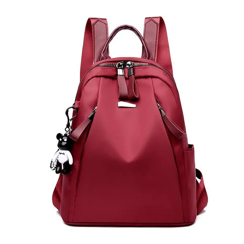 2024 New Trendy Korean Style Versatile Single Shoulder Crossbody Fashion Oxford Cloth Backpack For Women Ani