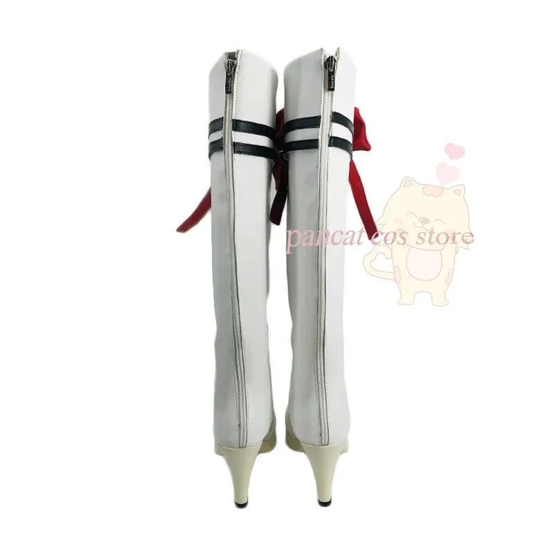 

qq98Pretty Derby Gold Ship Halloween Long Boots Comic Costume Prop Anime Cosplay Shoes Carnival Cos