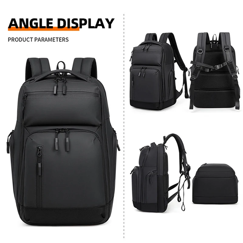 

Business Backpack Multi-pocket Travel Laptop Bag Short Distance Commuting Outdoor Rucksack Men Women Carry On College Schoolbag