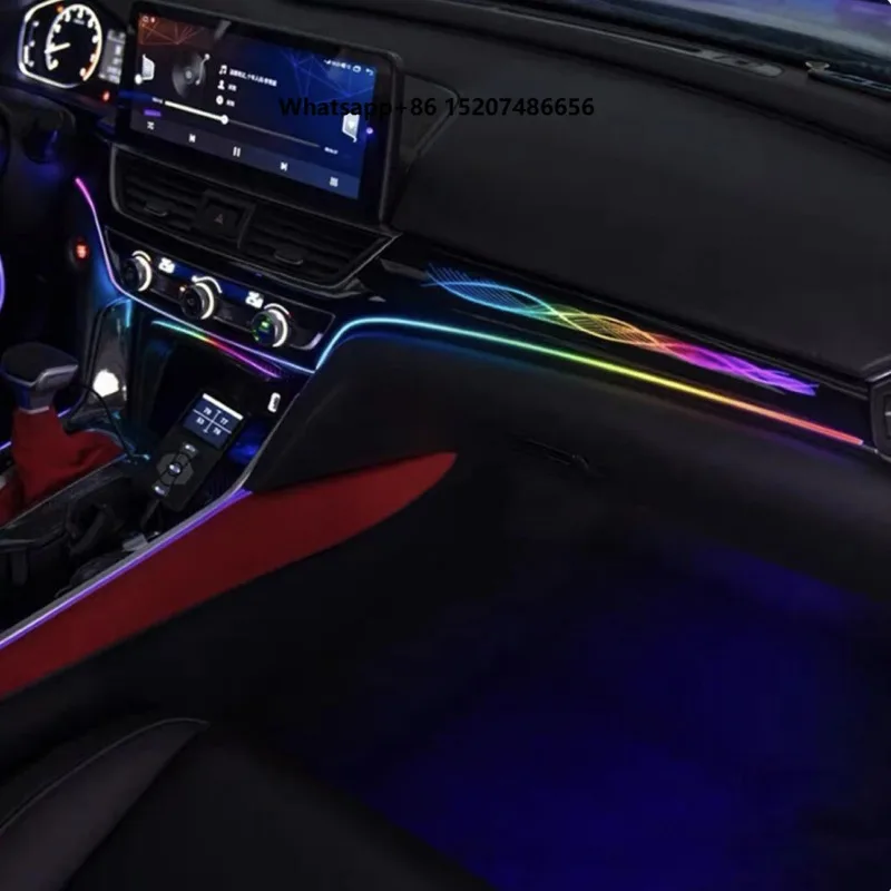 10th 2018-2022 Car Inner Ambient Lights Multi Color Lamp Interior Mood Ambient Lighting LED Atmosphere Lamp