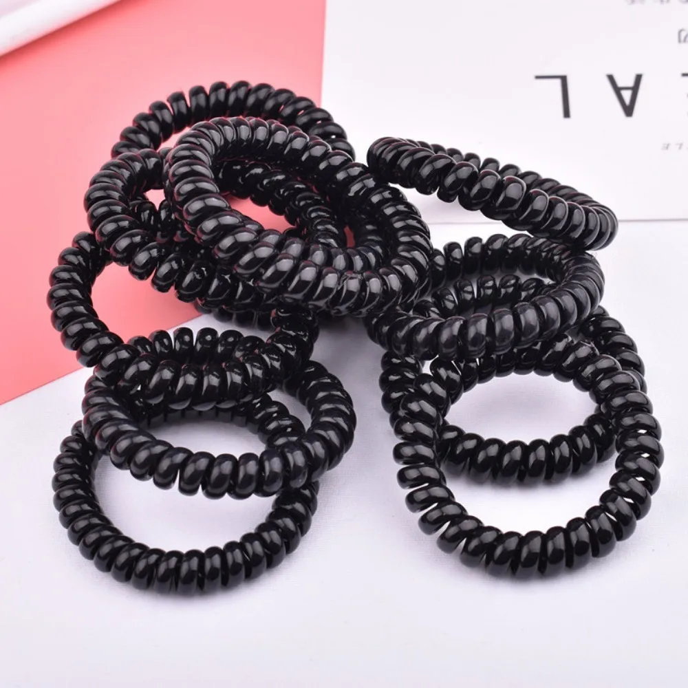 

Однотонная резинка для волос для женщин, эластичная резинка для хвоста, аксессуары для волос