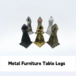 4pcs Metal Furniture Table Legs Hotel Leveling Accessories Iron Metal Non-Slip Modern Cabinet Table Support Furniture Foot