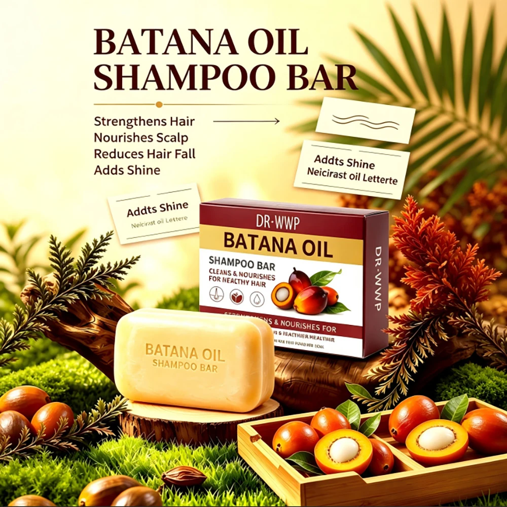 Batana Oil Shampoo Soap Kojic acid Handmade Soap Nourishing Skin Moisturizing Hair Conditioner Cleansing Body Care Body Lotion