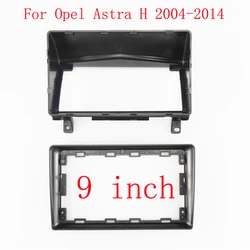 Car Radio Fascias Frame For Opel Astra H 2004-2014 9 inch Stereo Panel Harness Connector Power Cable Adapter Canbus Decoder Kit