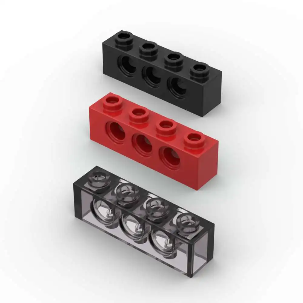 MOC 10PCS 3701 1x4 With Holes Building Blocks Kit Classical Adaptive Bricks Toy Birthday Boys Girls Special Creative Fun Gifts