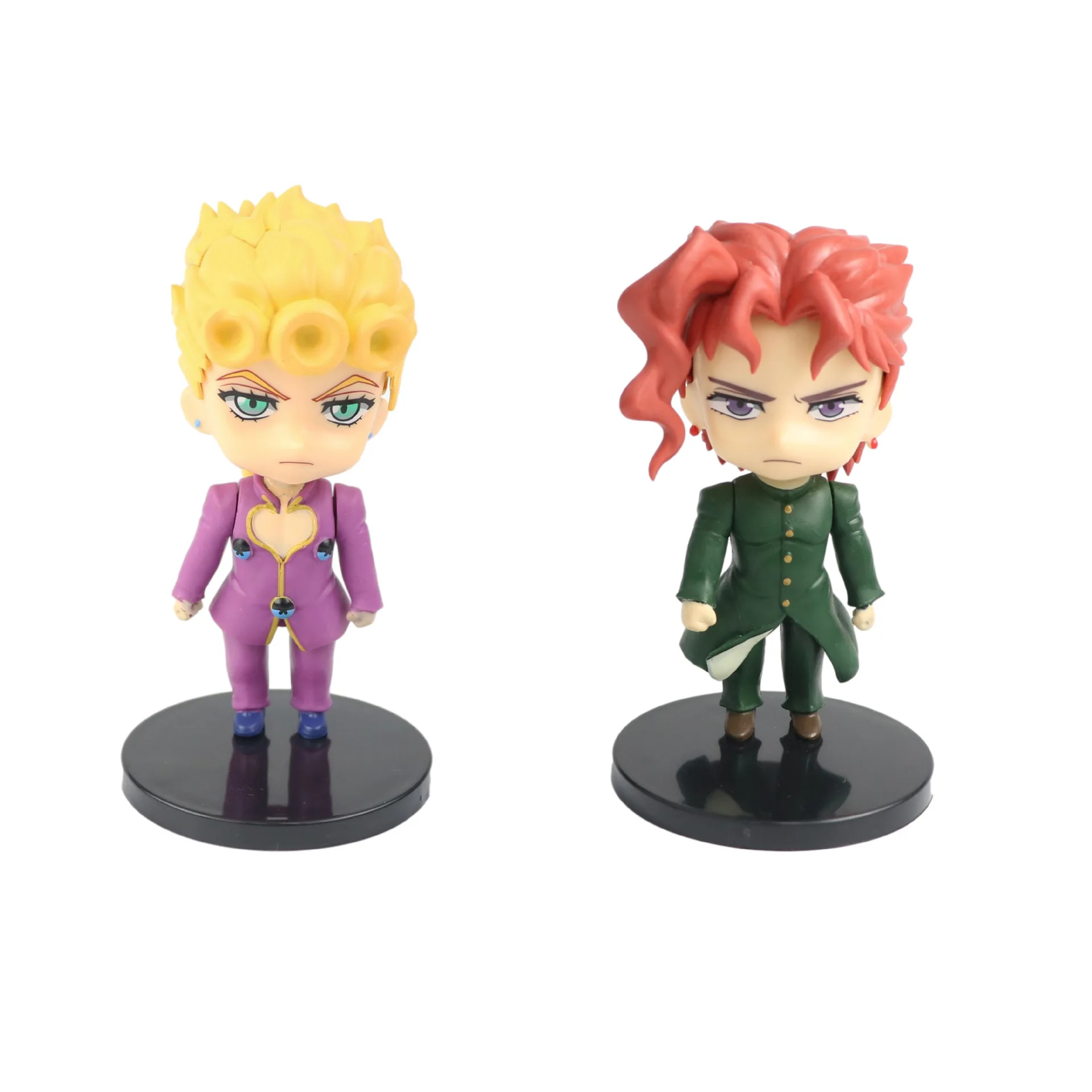 10CM Anime JoJo's Bizarre Adventure Action Figures Joseph Joestar Phantom Blood Steel Ball Run Statue Collection Kid Gift Toy