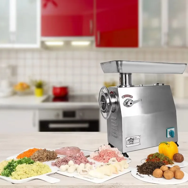 TK32 Popular Gear Motor CE Meat Grinder and Sausage Maker Butcher Commercial Use Electric Meat Mincer Machine