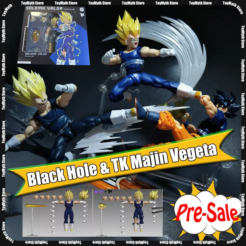 【Próximamente】Figura de Acción de Majin Vegeta de Black Hole&TK, Versión con Daños de Batalla, Colección de Figuras de Anime, Modelo Tk Vegeta