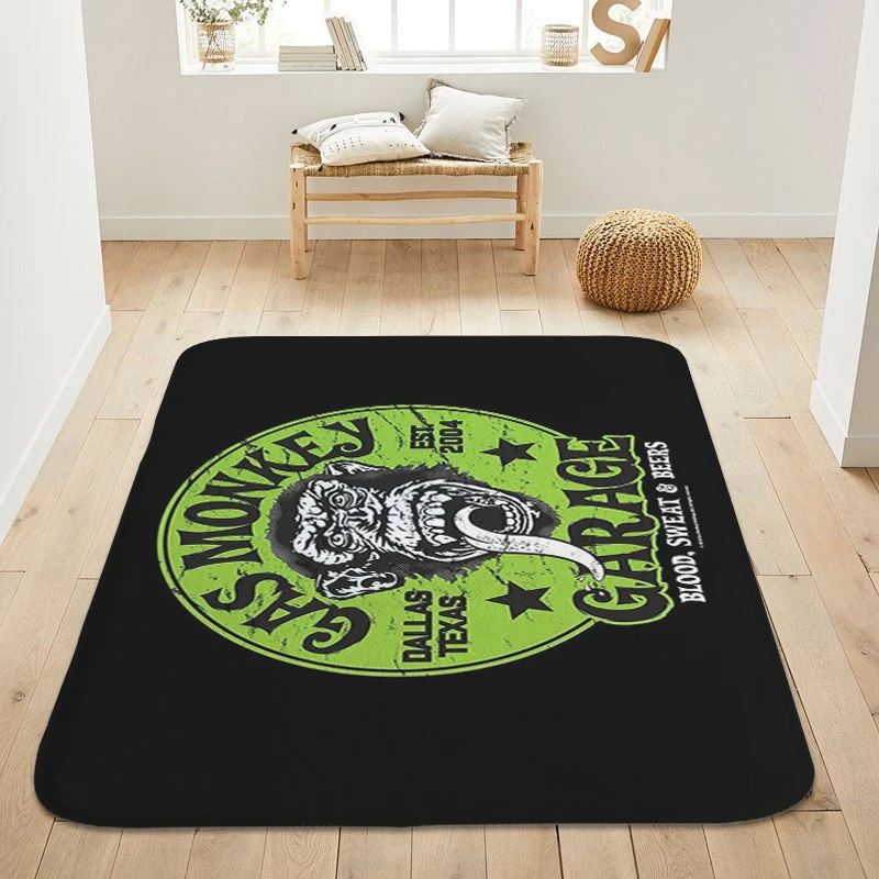 Bathroom Foot Mat H-Gas H-Monkey Carpet Entrance of House Interior Home Decor Items Hallway Bedroom Rug Custom Doormat