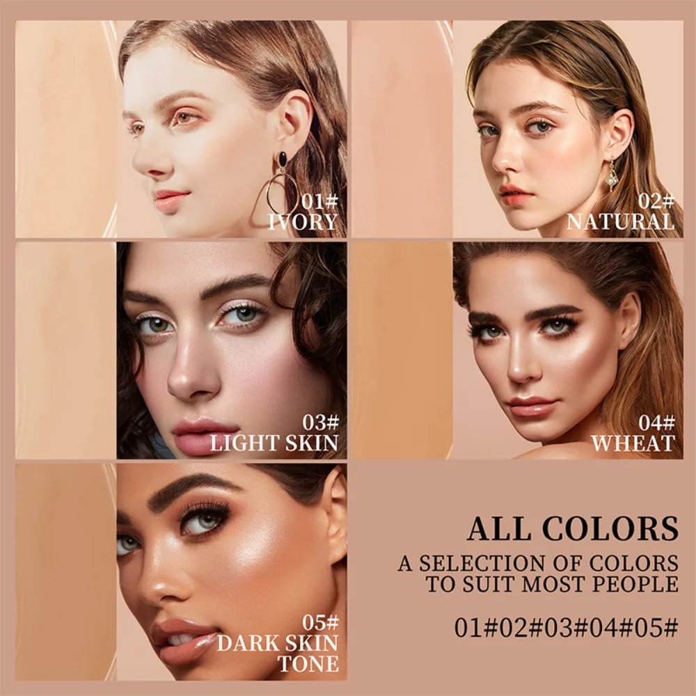 Nuevo Maquillaje duradero contorno en barra control de aceite corrector facial resistente al agua crema Base correctora mate