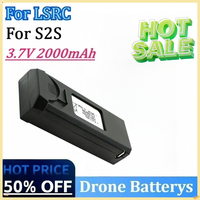 Upgraded 3.7V 2000mAh High Quality Drone Battery for LSRC S2S RC Qudcopter Battery Spare Accessories Parts Rechargeable Battery