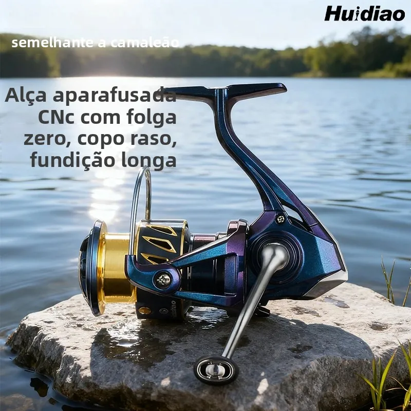 huidiao-hc-lure-spinning-fishing-reel-chameleon-like-8kg-max-drag-buttery-smooth-5-1-stainless-steel-bearings-for-long-casts