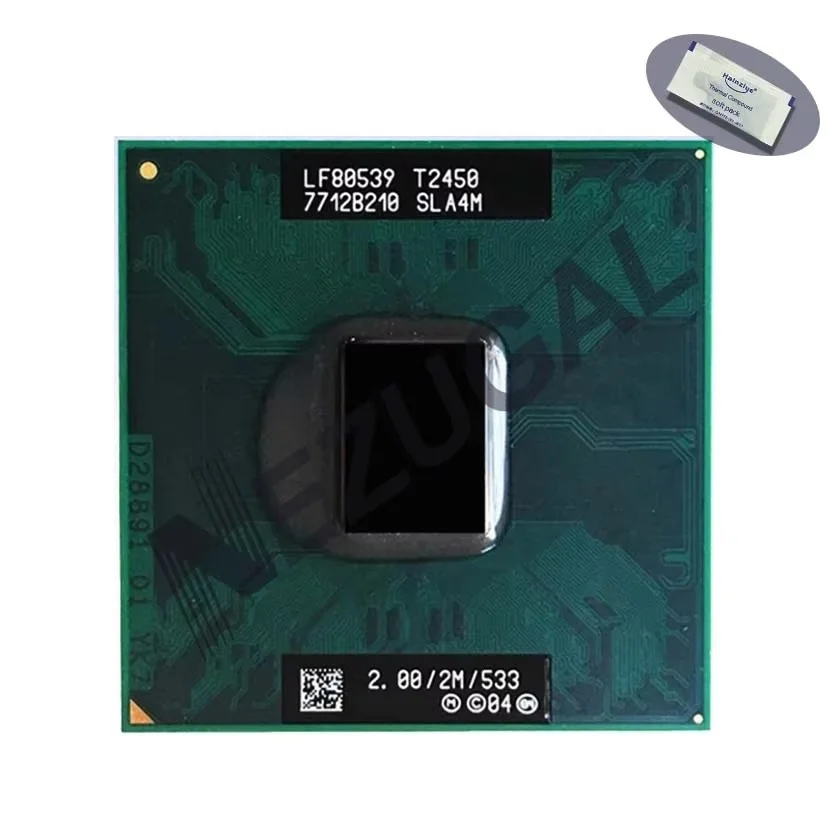 

Двухъядерный процессор T2450 SLA4M, 2 ГГц, 2 м, 31 Вт, PPGA478
