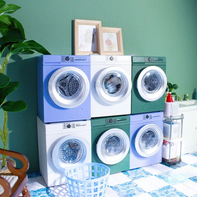 Gesimuleerde Mini Wasmachine Roterend Speelgoed voor 1/10 RC Crawler Auto Traxxas TRX4 Defender Bronco AXIALE SCX10 90046 RC4WD D90