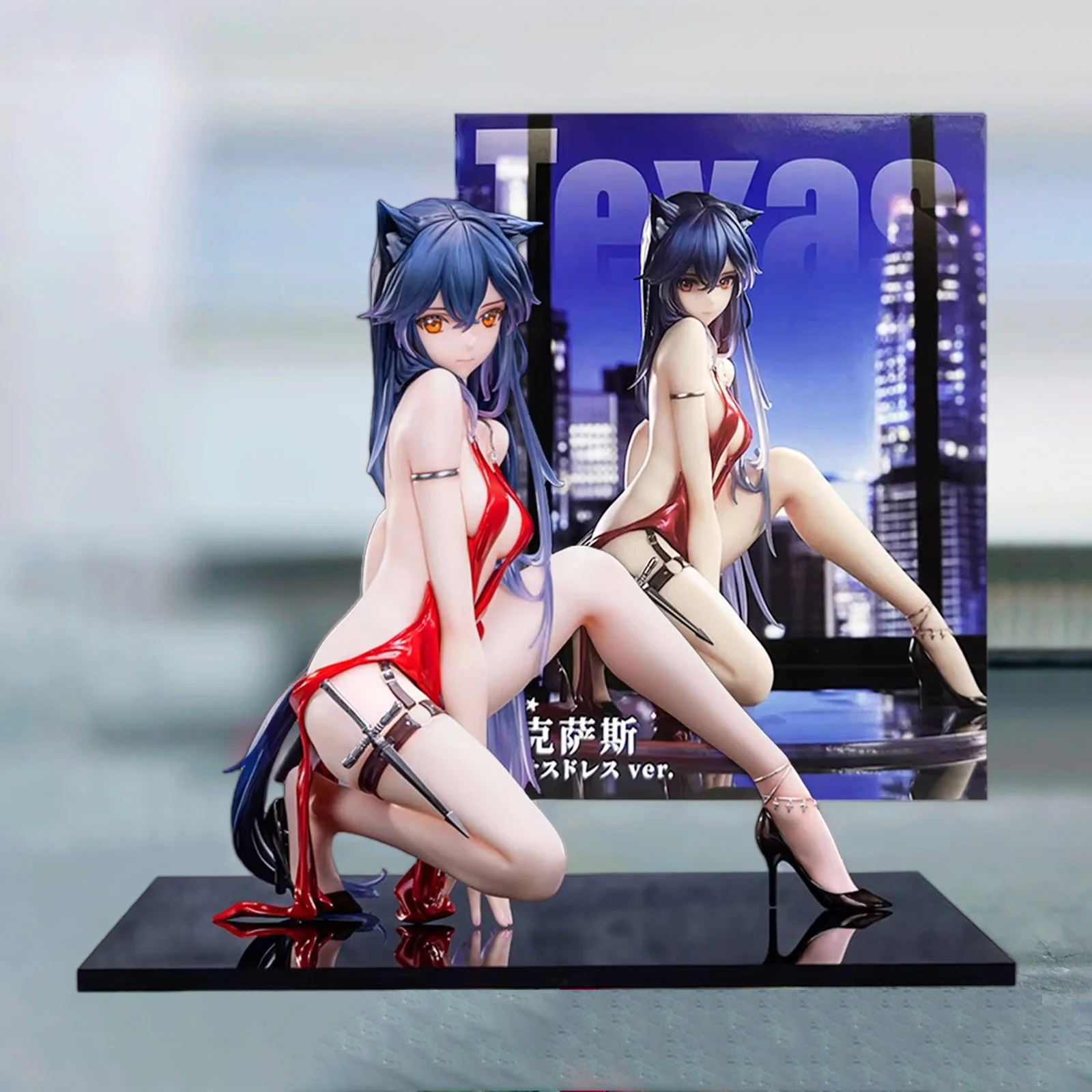 

17CM Anime Arknights Texas Figure 1/6 Dress ver Texas Game Model Toys Doll Gift Action Figure Scene Decoration PVC