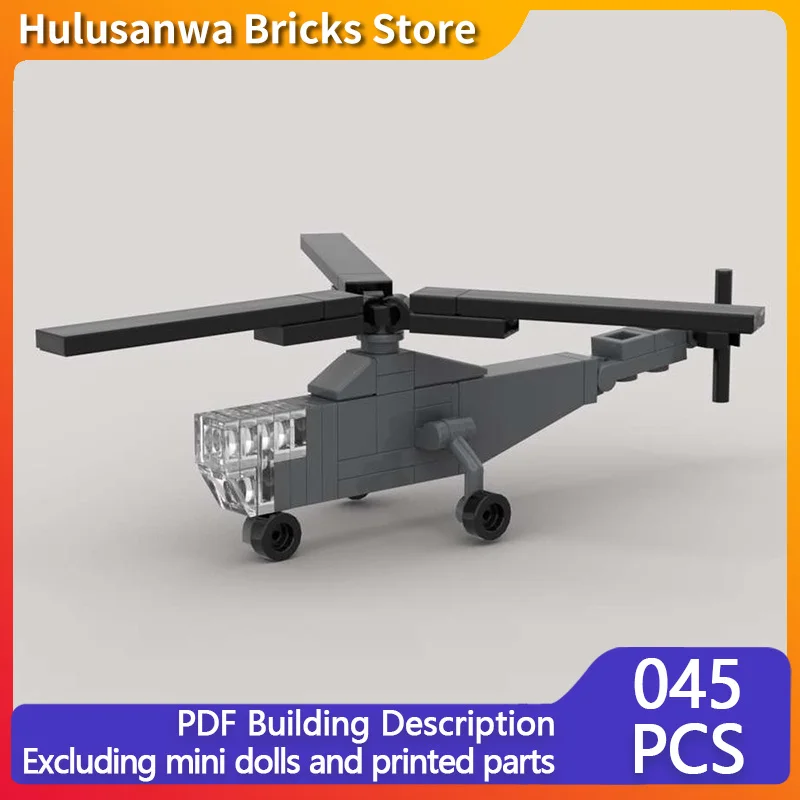H-5 نموذج هليكوبتر عسكري MOC قوالب بناء معدات الحرب وحدات التكنولوجيا الهدايا عطلة تجميع ألعاب أطفال البدلة #1
